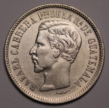 Moeda de prata 1861 R Guatemala 2 reais - Rafael Carrera KM# 134 comprar usado Moeda de prata 1861 R Guatemala 2 reais - Rafael Carrera KM# 134 comprar usado  Enviando para Brazil