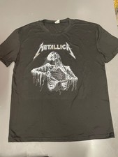 Metallica skeleton shirt for sale  CAMBERLEY
