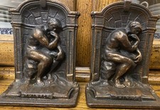 Vtg bronze bookends for sale  Newton