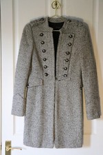 zara navy military coat for sale  LINCOLN