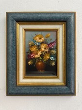 Peinture huile bouquet d'occasion  Montpellier-