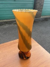 Vintage orange vase for sale  ENFIELD