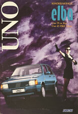 Fiat Uno ELBA Prospekt Brochure Depliant 09/1988 comprar usado  Enviando para Brazil