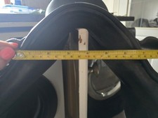 Inch black leather for sale  NEATH