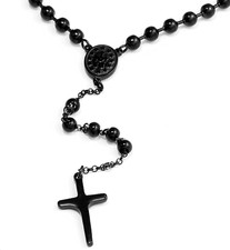 Rosario uomo acciaio usato  Roma