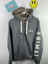 mens fleece lined hoodie for sale  BARRY