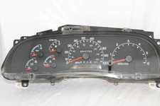 Medidores de painel de instrumentos velocímetro 99 00 01 Ford F350SD 394.750 milhas, usado comprar usado  Enviando para Brazil
