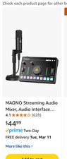 Maono streaming audio for sale  Williamsport
