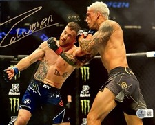 Foto autografada assinada por Charles Oliveira do lutador do UFC 8x10 do Bronx Beckett certificado de autenticidade, usado comprar usado  Enviando para Brazil