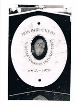 Chien tombstone vintage d'occasion  Expédié en Belgium
