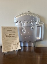 Antigo 1984 Wilton Good Cheer Caneca de Cerveja Molde para Assadeira e Instruções 502-3965 comprar usado  Enviando para Brazil