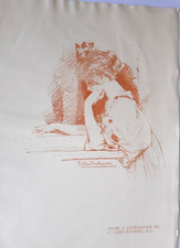 Original litho sanguine for sale  WADHURST
