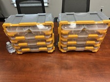 DOIS-Heavy Duty 51 Compartimento Rack 5 Lixeiras Peças Ferramentas Organizador de Armazenamento Pendurado, usado comprar usado  Enviando para Brazil