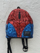 Usado, Mini mochila Loungefly Marvel Spider-Man lantejoulas figura.  comprar usado  Enviando para Brazil