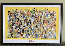 Pendurado na parede com moldura Os Simpsons , usado comprar usado  Enviando para Brazil