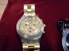 Usado, Swatch Irony Diaphane Chrono  SVCK4032 - Full Blooded Gold  comprar usado  Enviando para Brazil