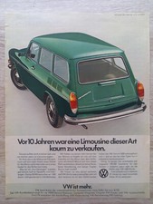 VW Volkswagen 1600 L Variant, zu verkaufen, Werbung advert pubblicità, 1971 comprar usado  Enviando para Brazil