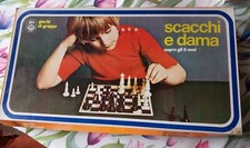 Scacchi dama vintage usato  Rancio Valcuvia