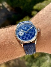 Relógio de pulso Zenith casamento relógio de bolso 43 mm pulseira de couro tubarão aço  comprar usado  Enviando para Brazil