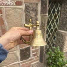 Smallvintage brass bell for sale  DERBY