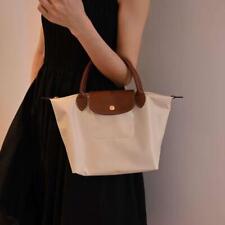 Bolsa Longchamp Le Pliage branca marrom alça original tomada NOVA comprar usado  Enviando para Brazil