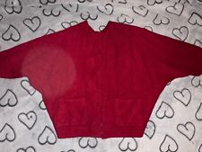 Roter cardigan poncho gebraucht kaufen  Berlin