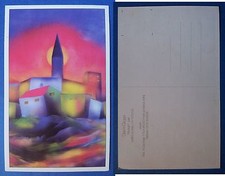 Cartolina artista gianni usato  Roma