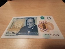 Aa04 five pound for sale  CAERNARFON