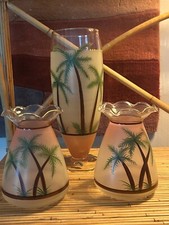Conjunto Vintage de 3 - Palmeira - "Arco-íris" Decorado à Mão para Joias de Frank comprar usado  Enviando para Brazil