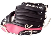 Luva de beisebol Worth destro Youth Girls Academy Sports W92PB preta rosa comprar usado  Enviando para Brazil