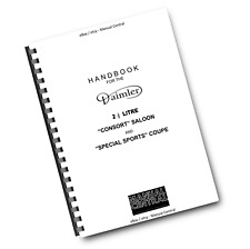Daimler handbook 2.5l for sale  BIRMINGHAM