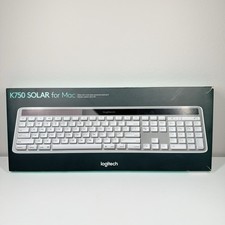 Teclado inalámbrico solar delgado Logitech K750 para teclas multimedia MAC caja abierta segunda mano  Embacar hacia Mexico