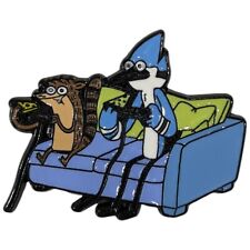 Broche chapéu show regular Mordecai Rigby videogames mochila pizza crachá merchá comprar usado  Enviando para Brazil