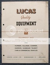 Lucas hillman humber for sale  LEICESTER
