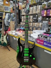Usado, Ibanez JEM-777V Steve Vai preto com listras verdes e peças feitas no Japão 1990 comprar usado Usado, Ibanez JEM-777V Steve Vai preto com listras verdes e peças feitas no Japão 1990 comprar usado  Enviando para Brazil