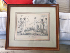 Gravure joueuses badminton d'occasion  Le Pré-Saint-Gervais