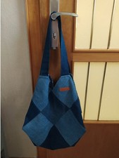 Tasche handarbeit jeans gebraucht kaufen  Wiedensahl