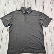Camisa polo masculina Nike Golf Dri-Fit cinza manga curta desempenho G comprar usado  Enviando para Brazil