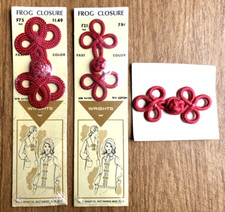 LOTE 3 Conjuntos de Fixadores de Roupas Vintage TONS VERMELHOS em 3 Tamanhos comprar usado  Enviando para Brazil