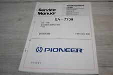 Pioneer serviceunterlage schal gebraucht kaufen  Köln