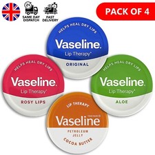 4xvaseline lip therapy for sale  PRESTON