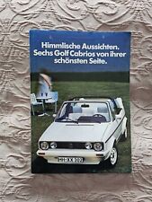 golf 1 prospekt gebraucht kaufen  Sickte