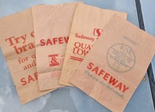 Vintage safeway bags for sale  WOLVERHAMPTON