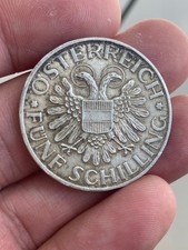 Austria funf shilling usato  Pettenasco
