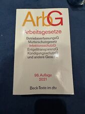 Arbeitsgesetze auflage 2021 gebraucht kaufen  Friedberg