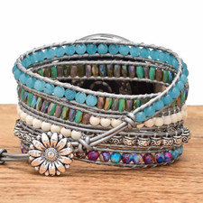 Pulseira de relógio Boho para Samsung Galaxy Watch 42mm/46mm relógio 3 pulseira 41mm/45mm comprar usado  Enviando para Brazil