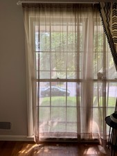 59x87in sheer brown for sale  Louisville
