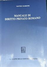 Manuale diritto privato usato  Roma