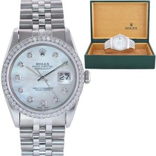 Diamond bezel rolex for sale  Huntington