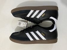 Sapato Adidas Originals Samba Couro Core Preto Nuvem Branco EUA Tamanho 9.5 019000 comprar usado  Enviando para Brazil